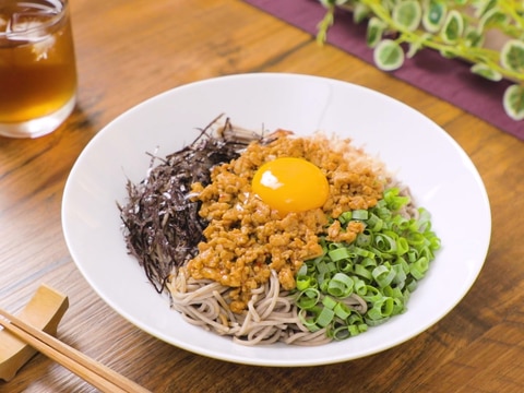 日本そばde台湾風まぜそば